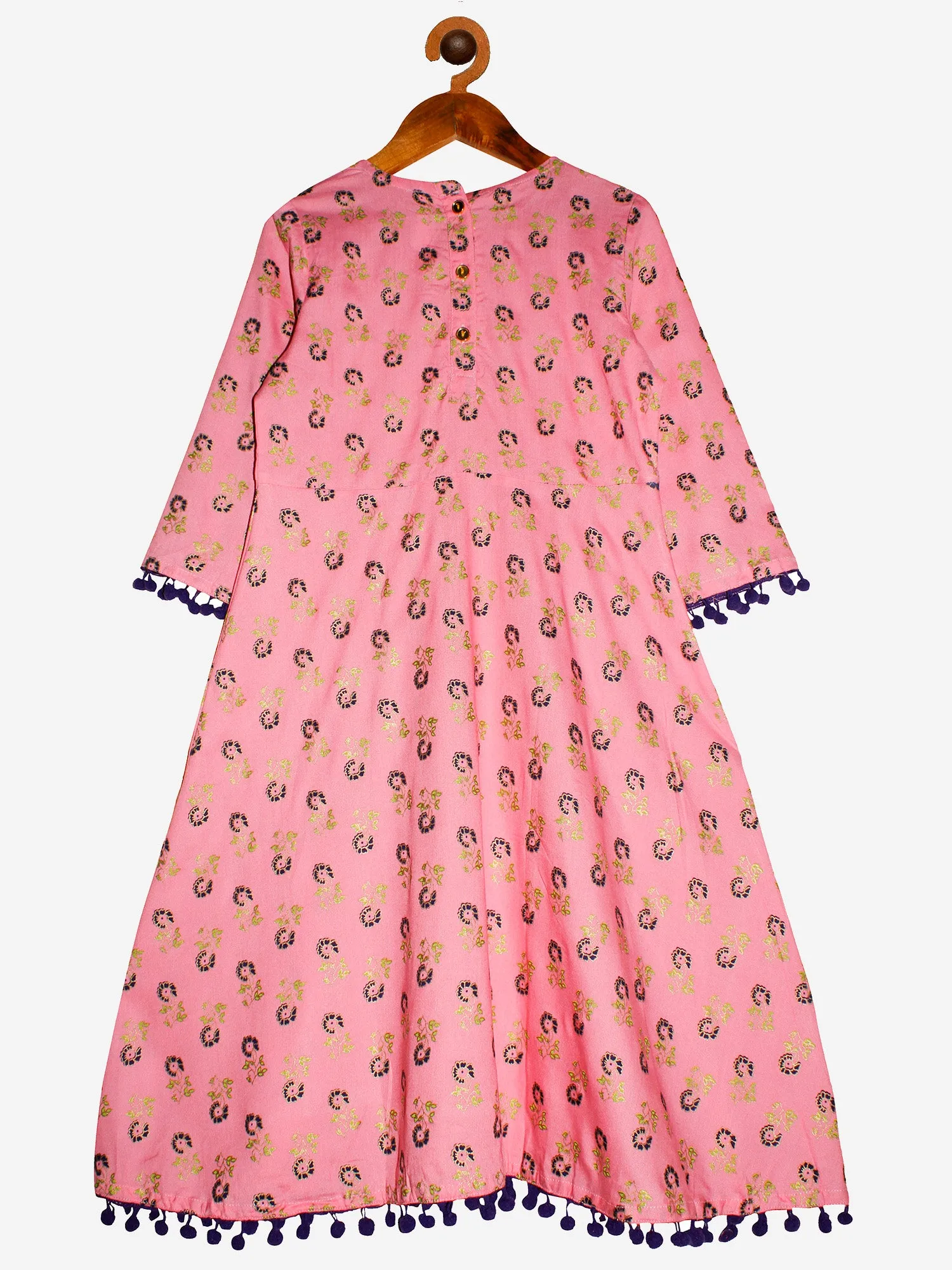 Girls Printed Kurta and Leggings Set
