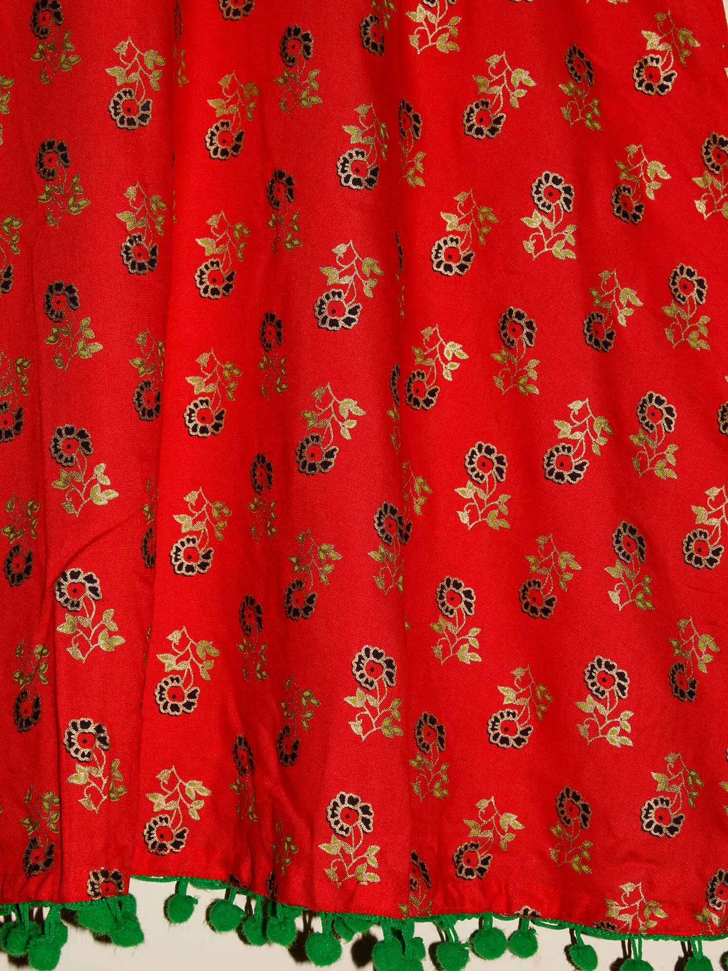 Girls Printed Kurta and Leggings Set