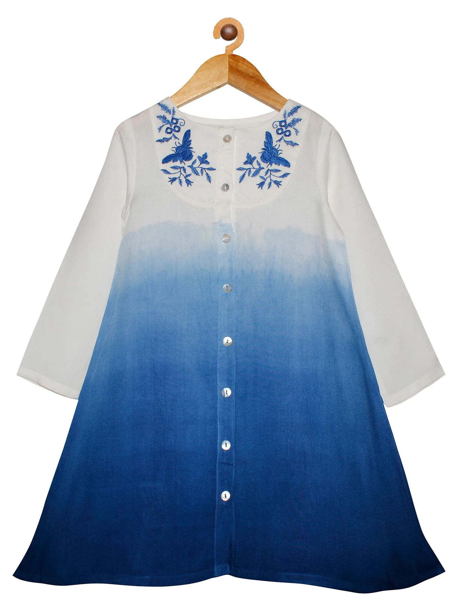 Girls Printed Kurta and Leggings Set