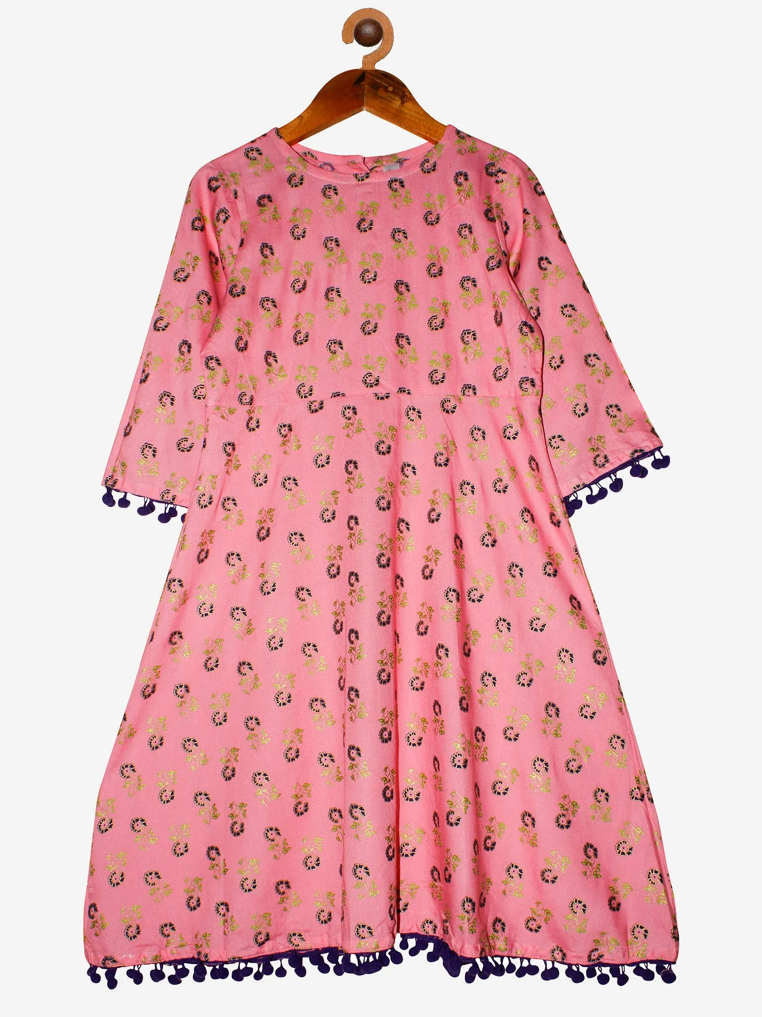 Girls Printed Kurta and Leggings Set