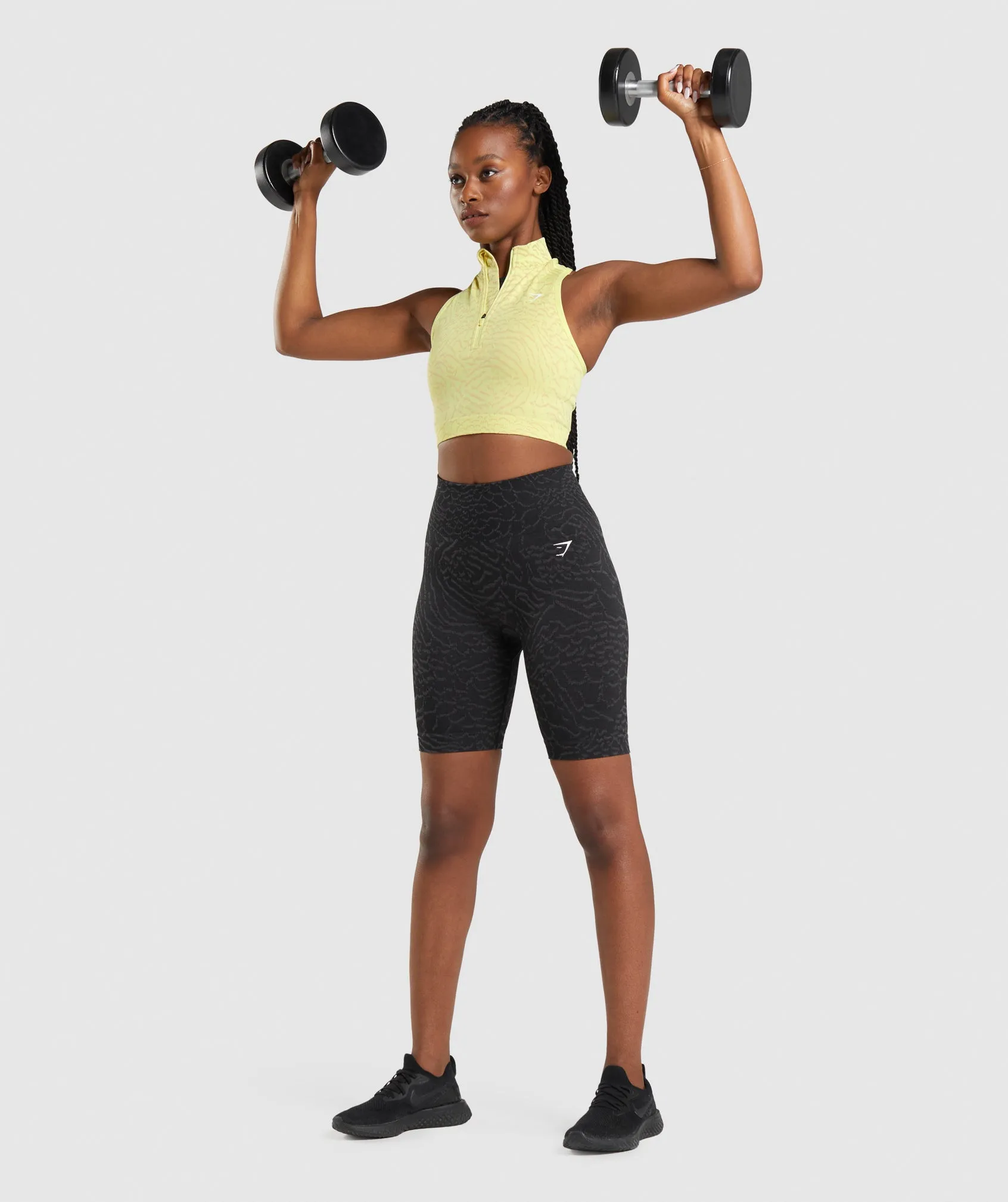 Gymshark Adapt Animal Seamless Cycling Shorts - Black
