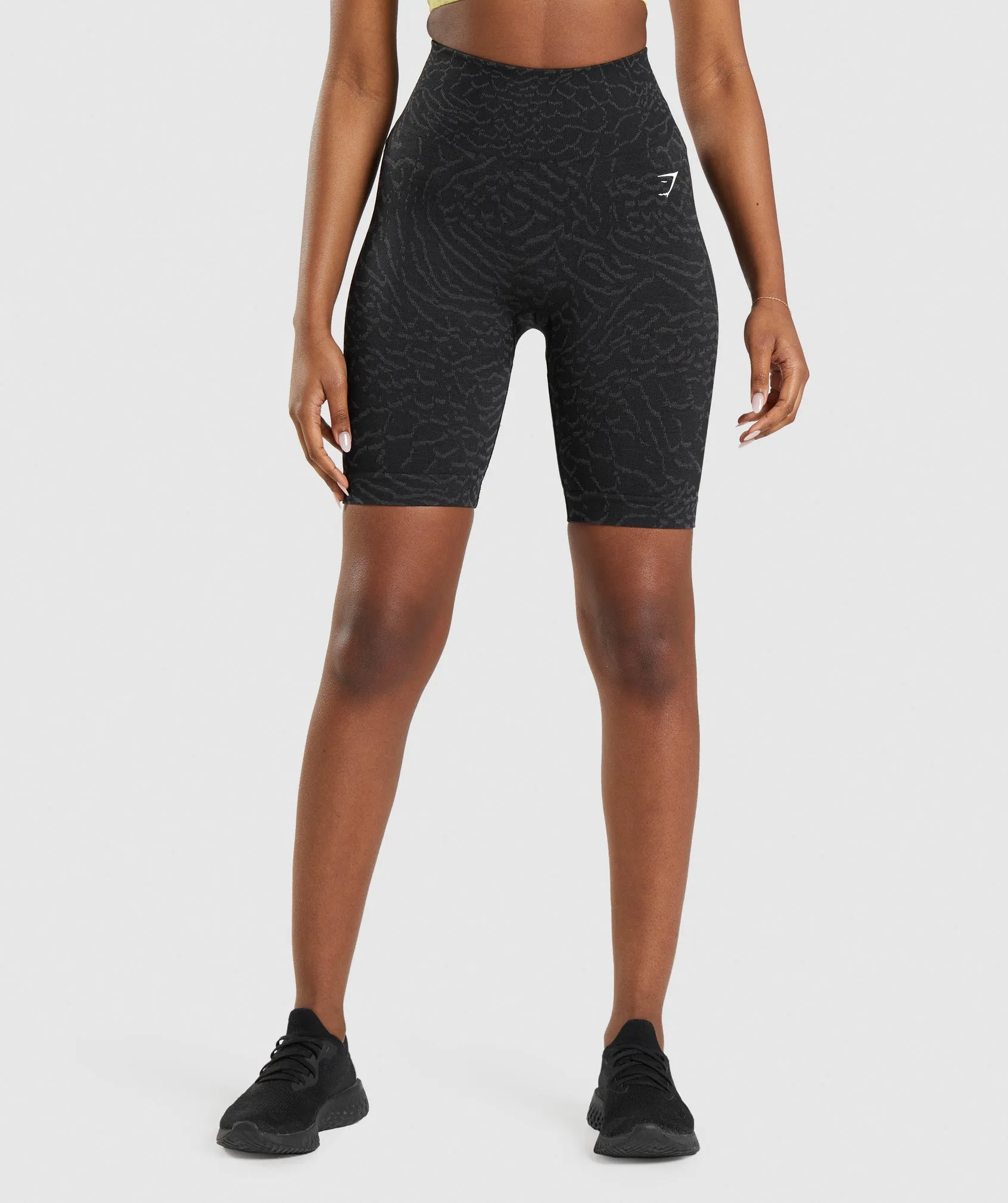 Gymshark Adapt Animal Seamless Cycling Shorts - Black