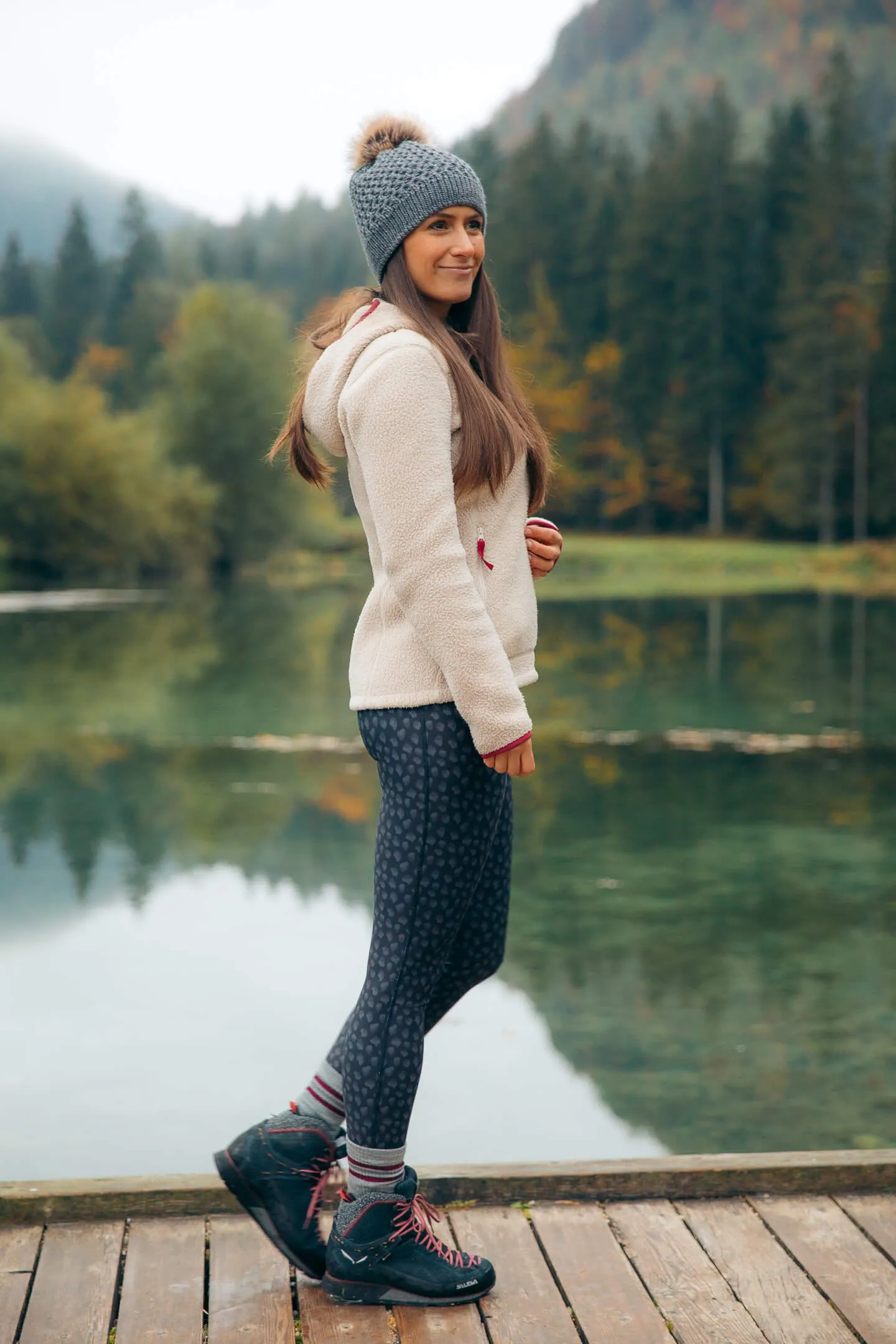 Hiker Leggings Black Dahlia