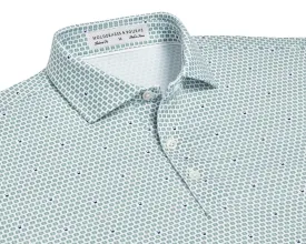 Holderness & Bourne The Elgin Shirt: Sage/Navy/White