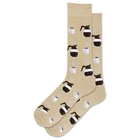 HOTSOX Men's Coffee Crew Sock