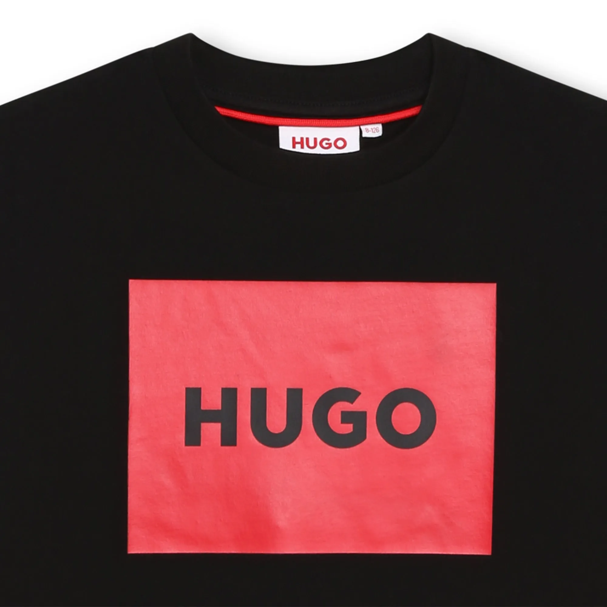 Hugo Kids Boys Short Sleeve T-Shirt - Black