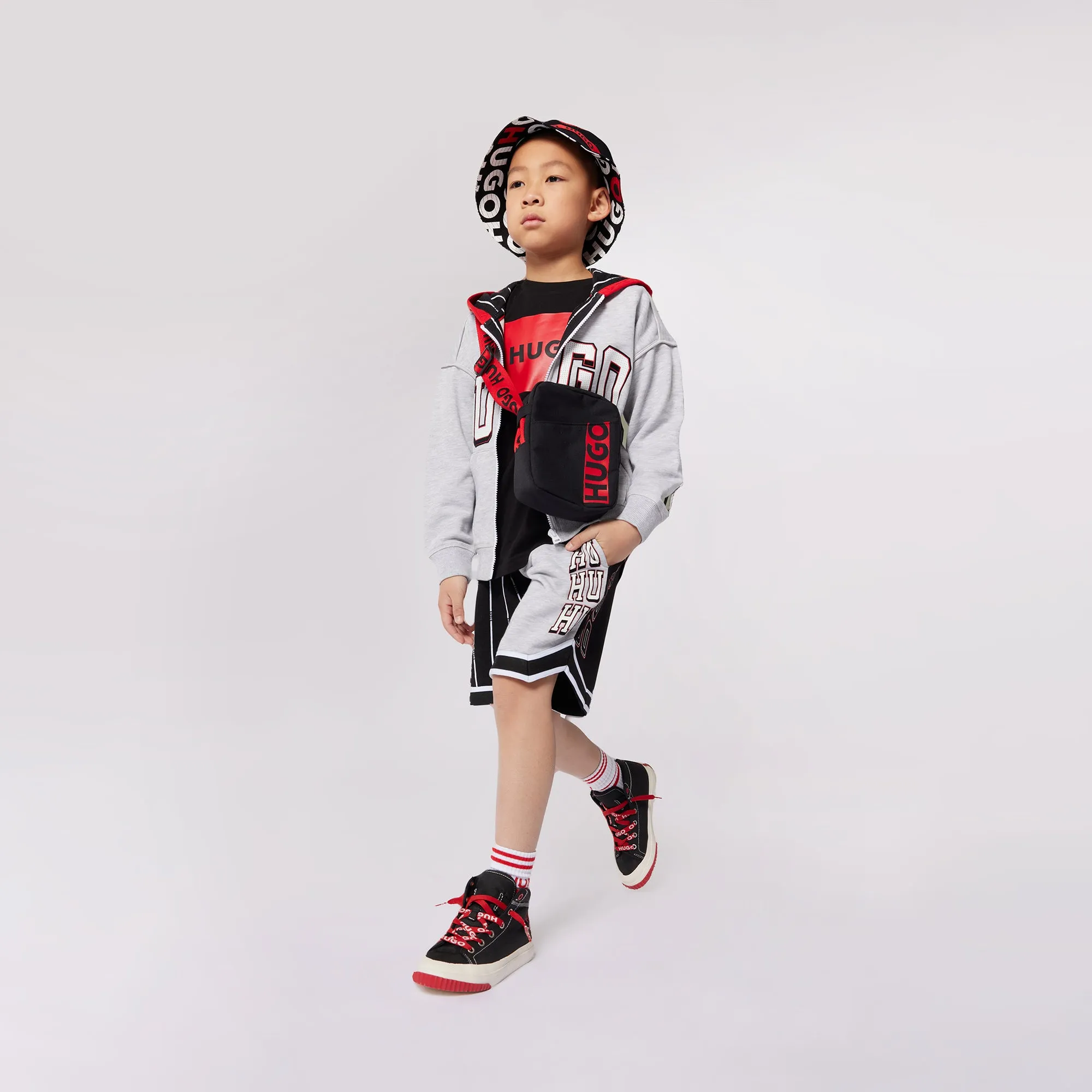 Hugo Kids Boys Short Sleeve T-Shirt - Black