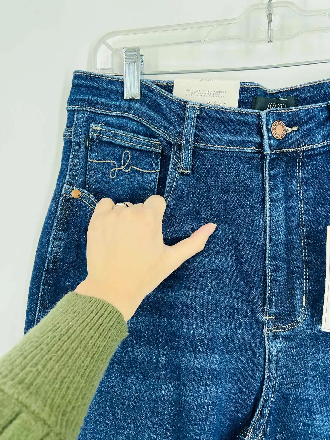 Judy Blue Size 13 Dk Denim Cut-off NEW Jeans Jeans