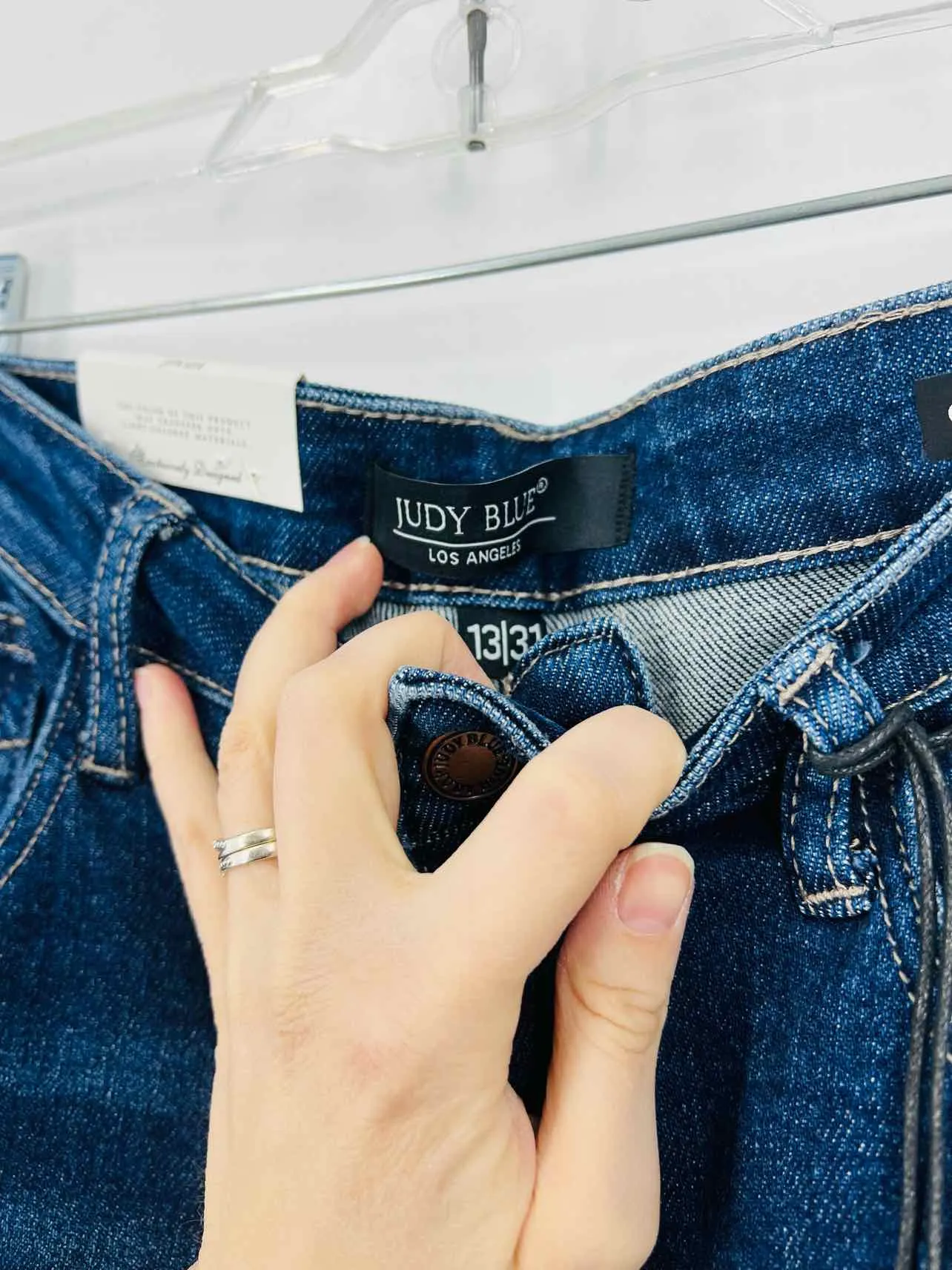 Judy Blue Size 13 Dk Denim Cut-off NEW Jeans Jeans