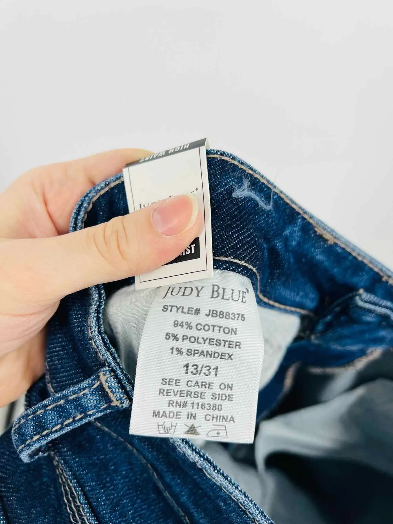 Judy Blue Size 13 Dk Denim Cut-off NEW Jeans Jeans