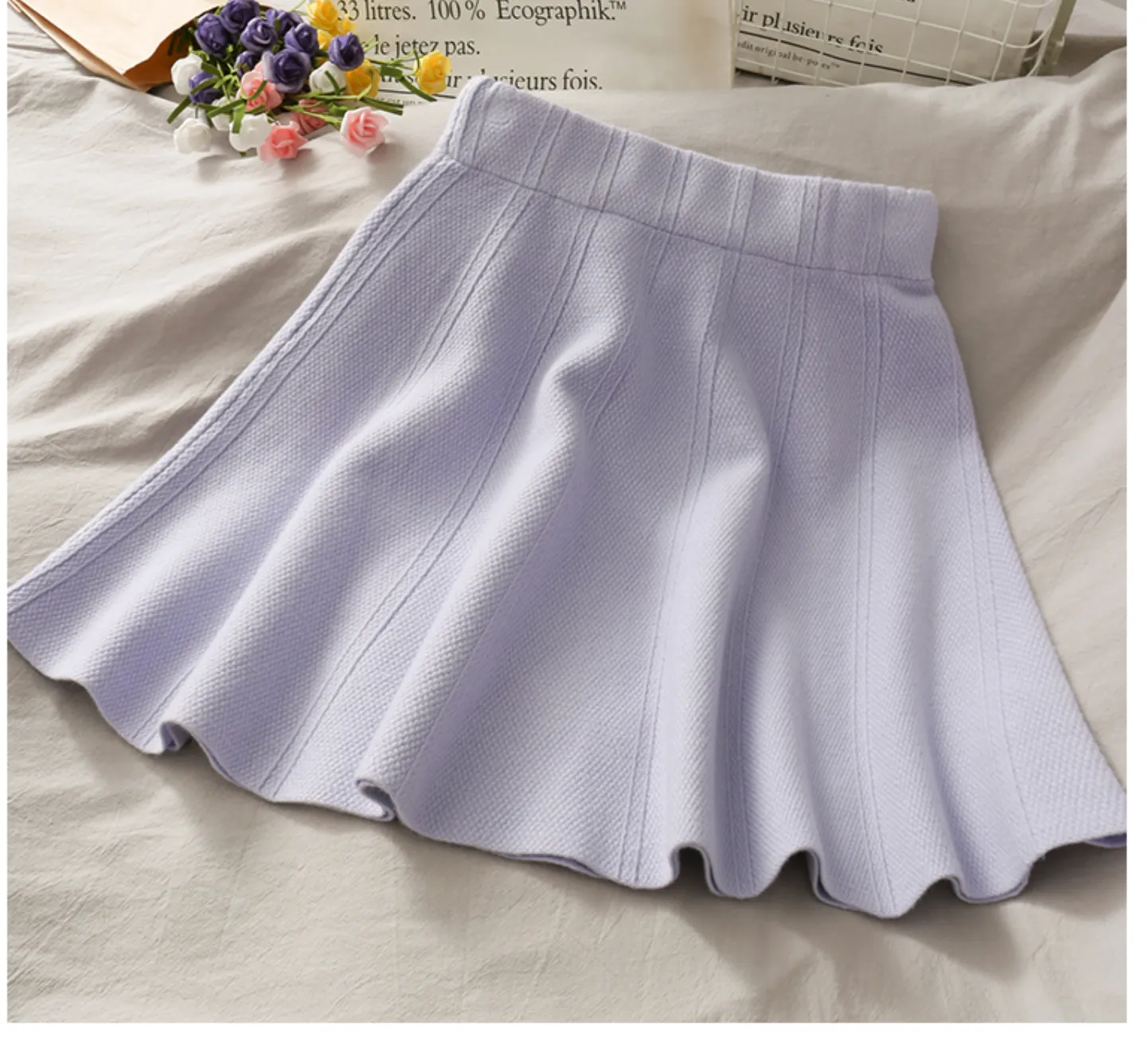 KAWAII baby pastel Tumblr High Waisted Skirt