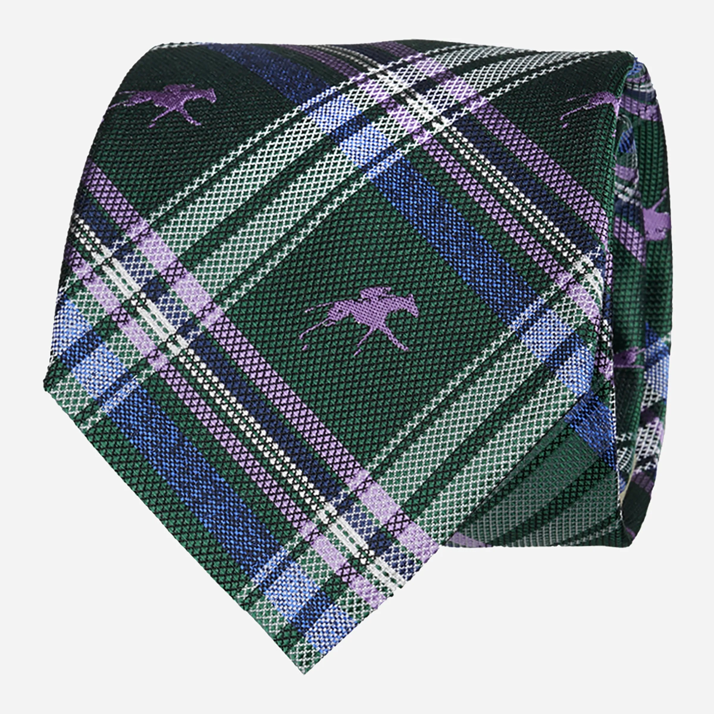 Keeneland Multi Plaid Tie