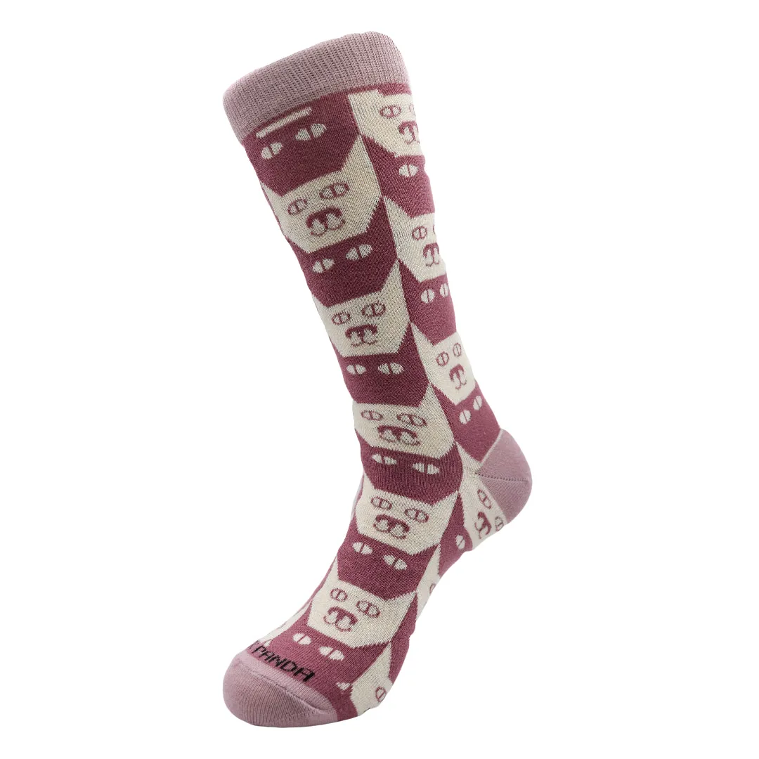 Kitty Cat Pattern Socks from the Sock Panda (Adult Medium - Women's Shoe Sizes 5-10)