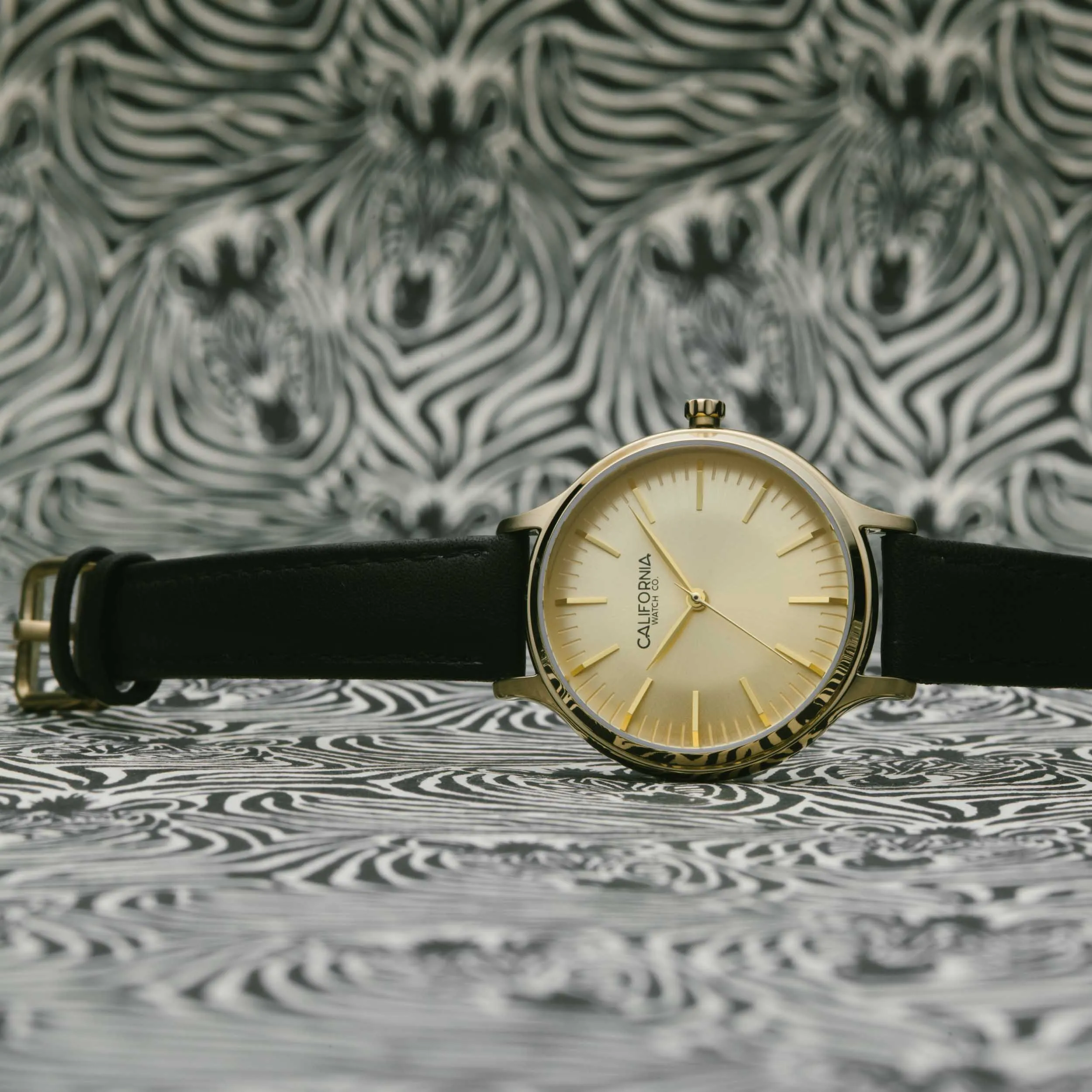 Laguna 34 Leather Black Gold