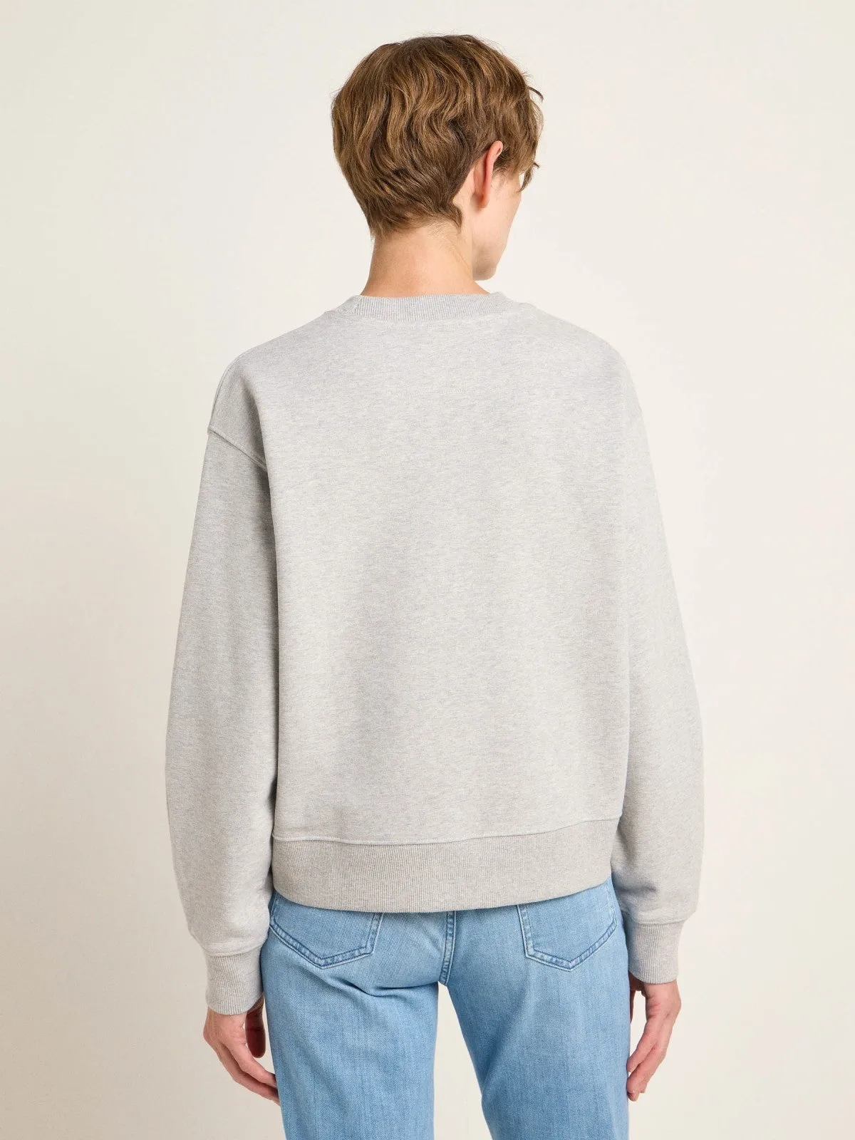 LANIUS Wow sweatshirt 14116 grey melange 822 women