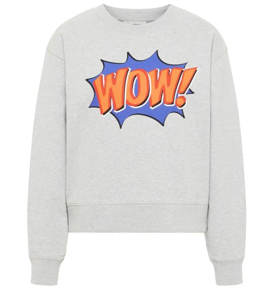 LANIUS Wow sweatshirt 14116 grey melange 822 women