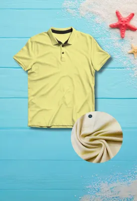 Light Yellow Kids Polo