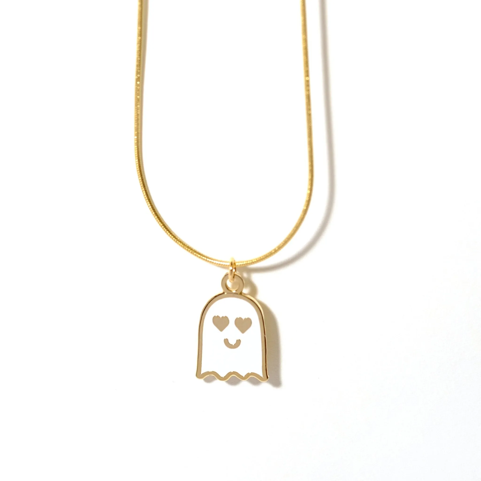 Love ghost necklace