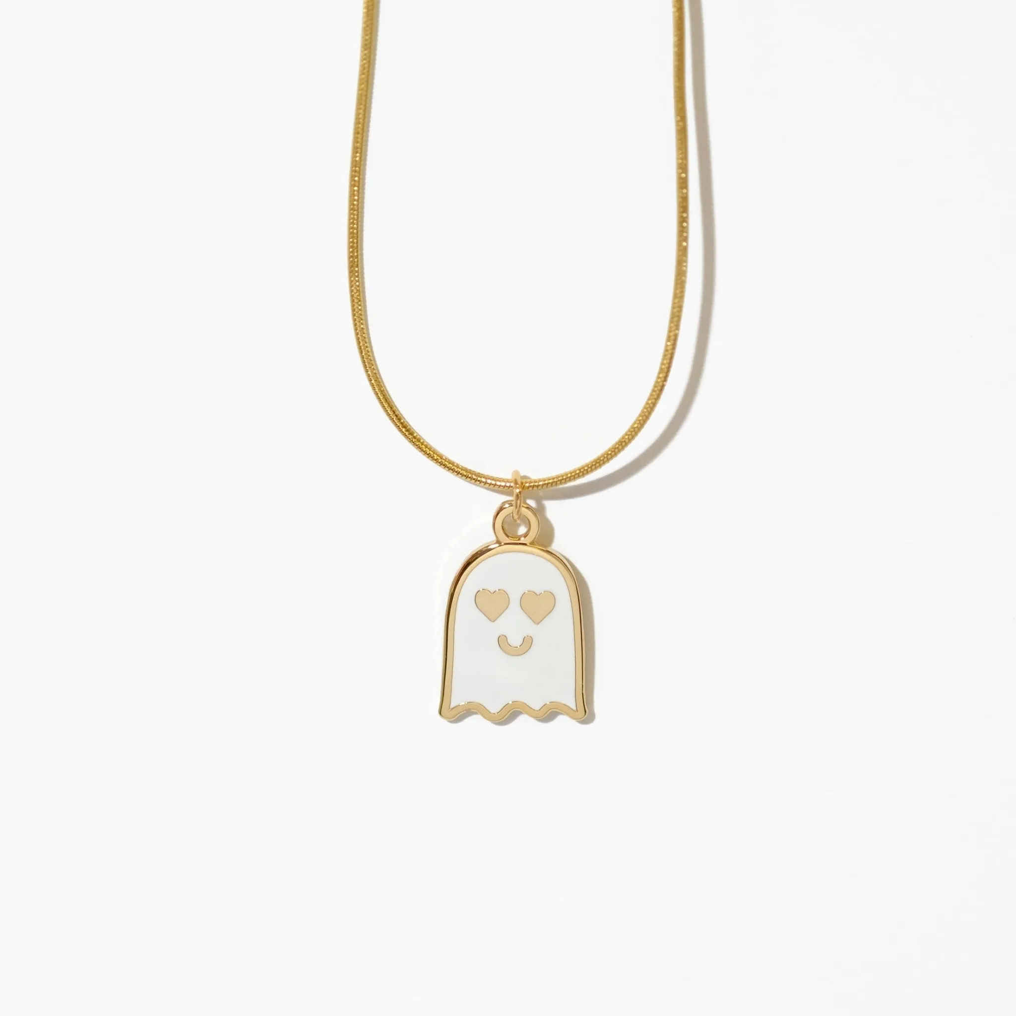 Love ghost necklace