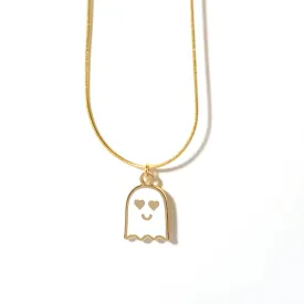 Love ghost necklace