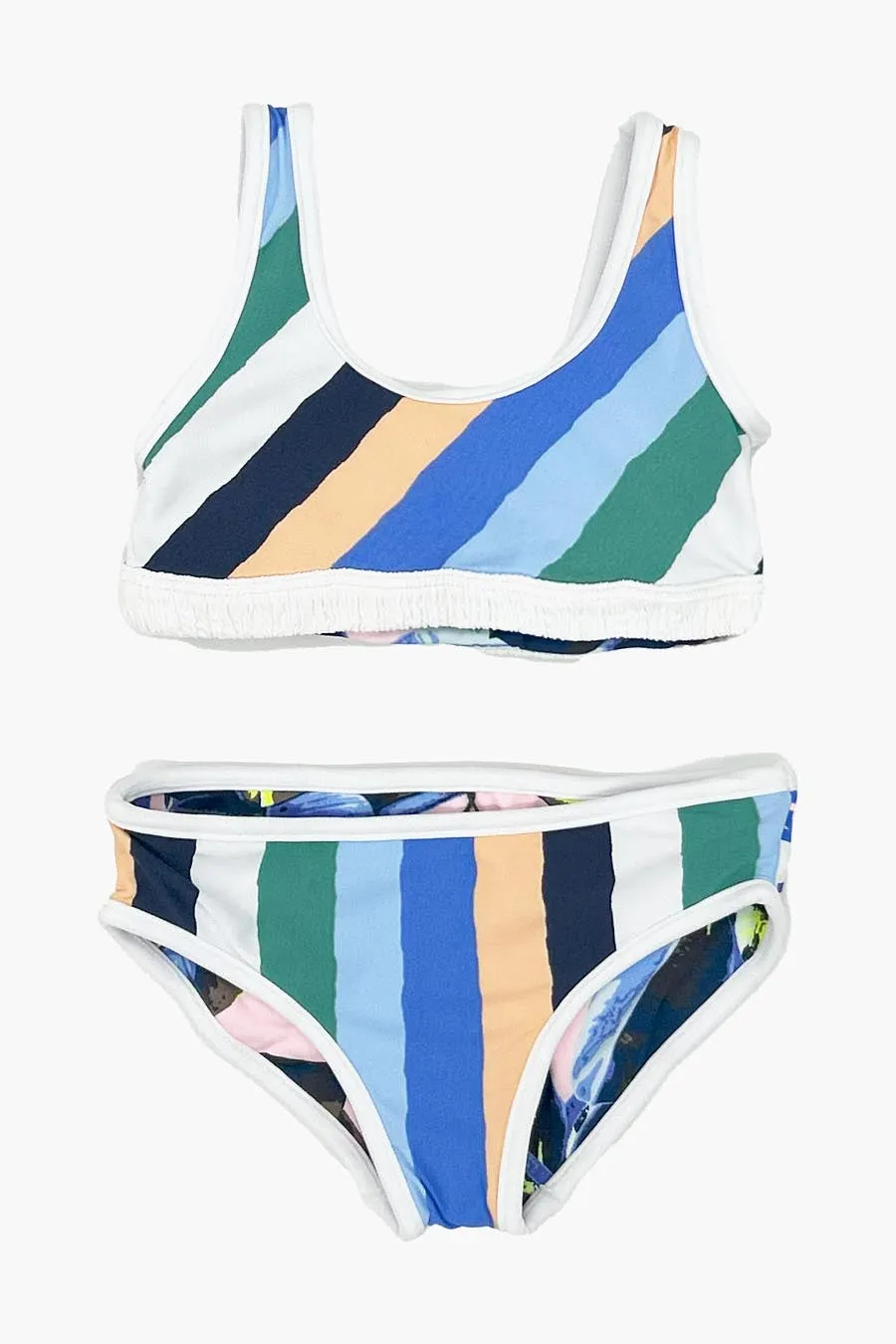 Maaji Cielo Branco Reversible Girls Swim (Size 4 left)