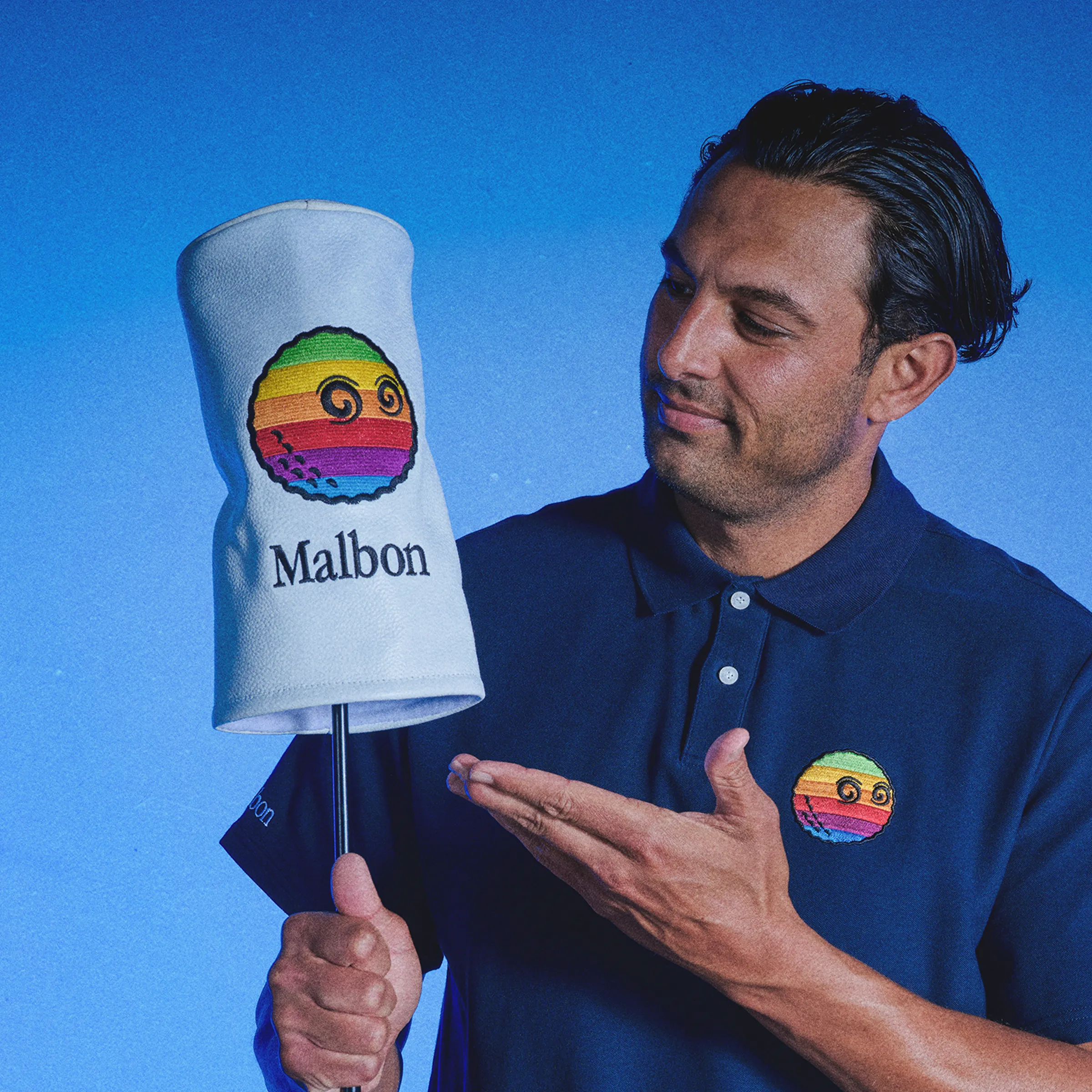 Malbon x Beams Rainbow Driver Cover