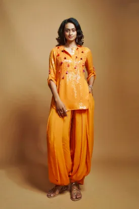 MANGO SEQUIN MICRO TUNIC