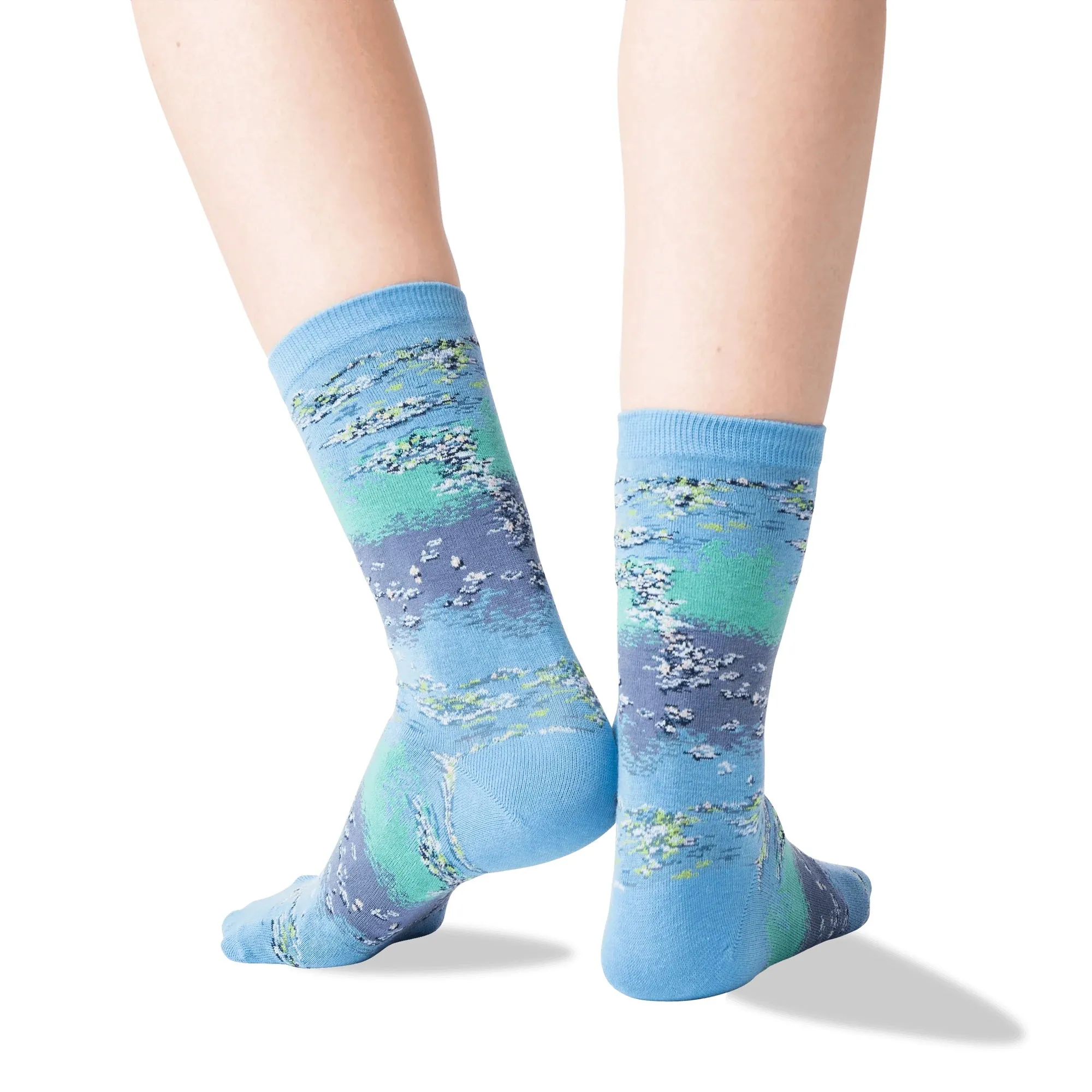 Monet's Water Lilies Socks from the Sock Panda (Adult Medium - Women's Shoe Sizes 5-10)