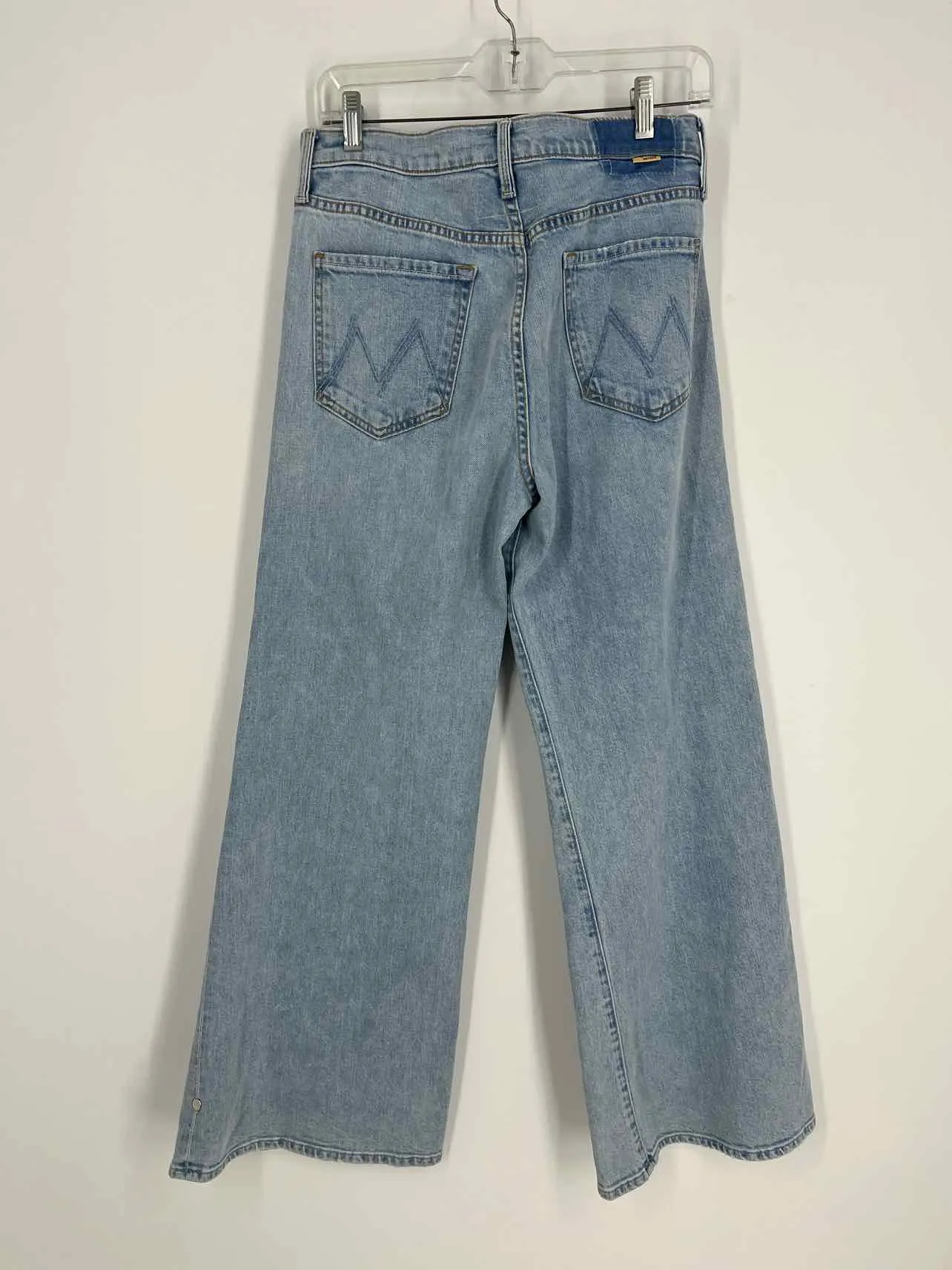 Mother Superior Size 29=8 Lt Denim Wide Leg Premium Denim Jeans