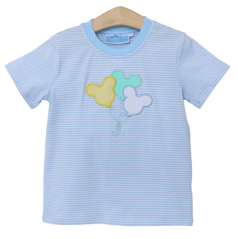 Mouse Balloon Appliqué Romper