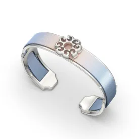 Nonya Blossom Silk Cuff - Sunrise Glow