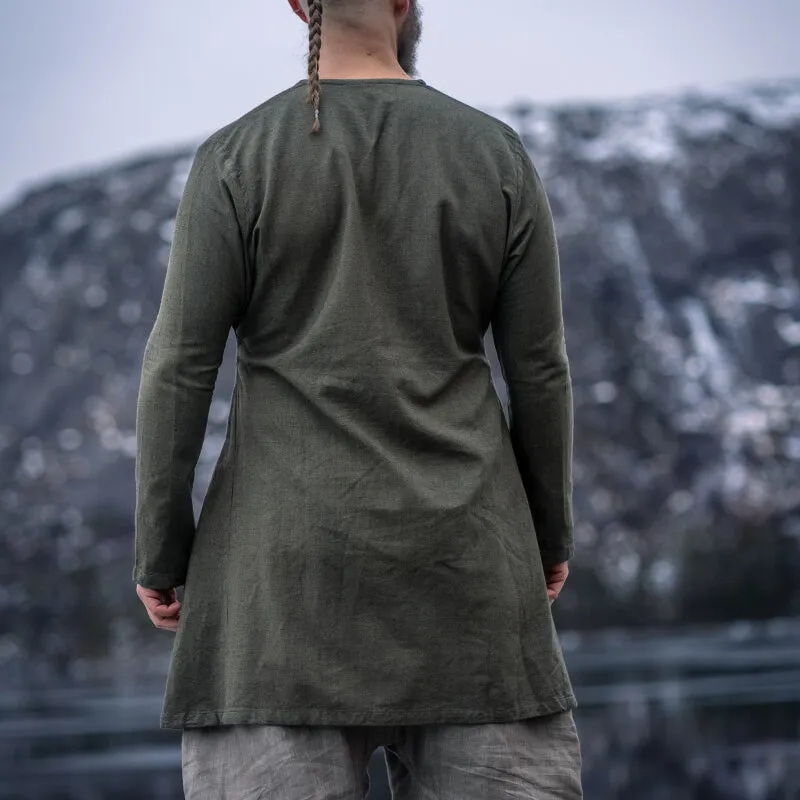 Olive Green Tunic - Linen