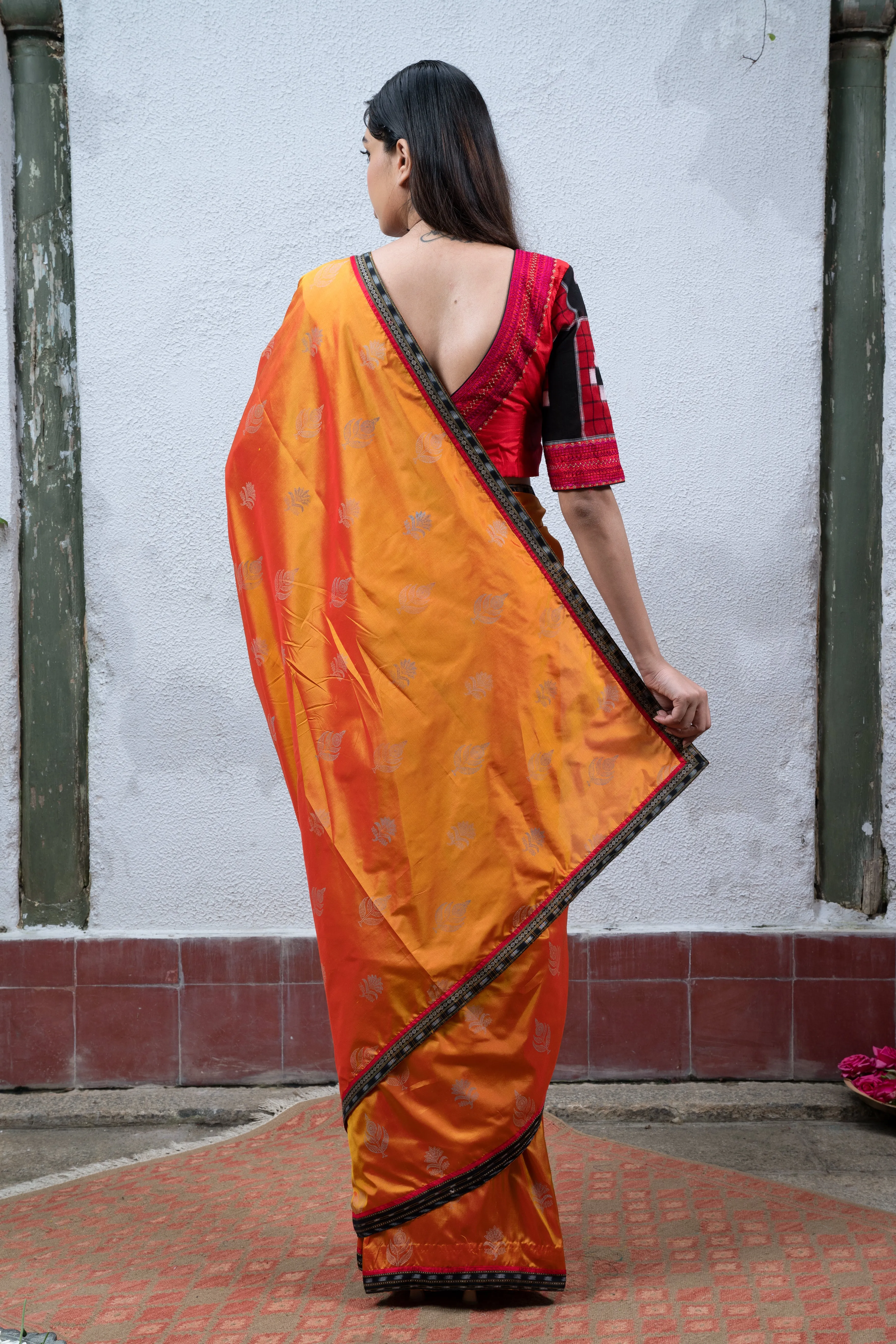 Orange Saree