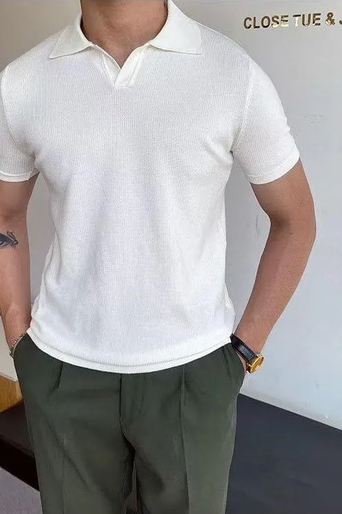 OSAN Slim V-Neck Polo