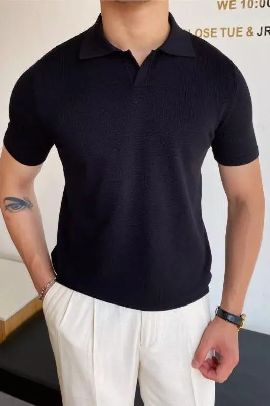 OSAN Slim V-Neck Polo