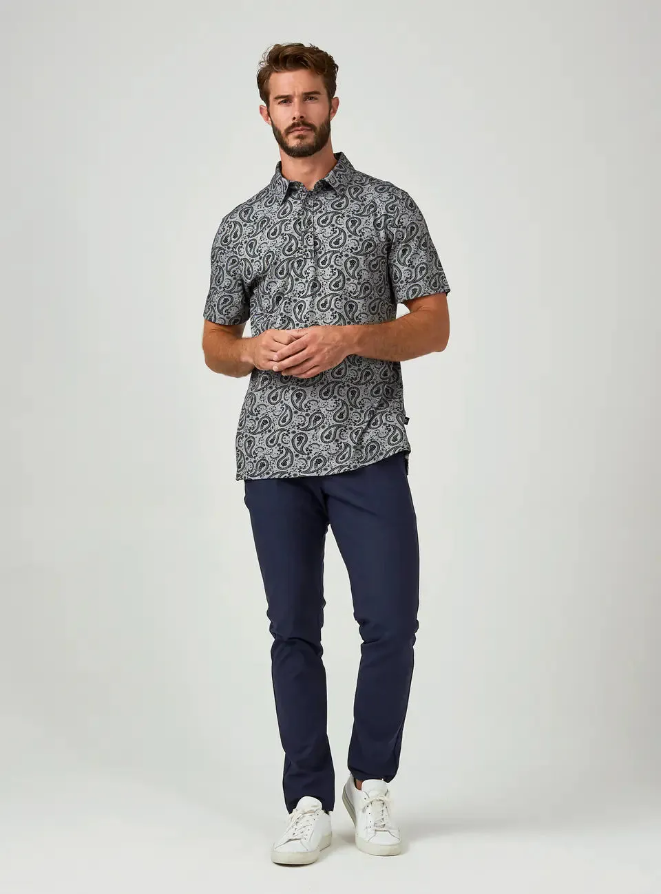 Palmer Pima Polo - Grey - 7D