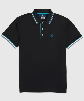 Psycho Bunny Mercer Sport Polo - Black