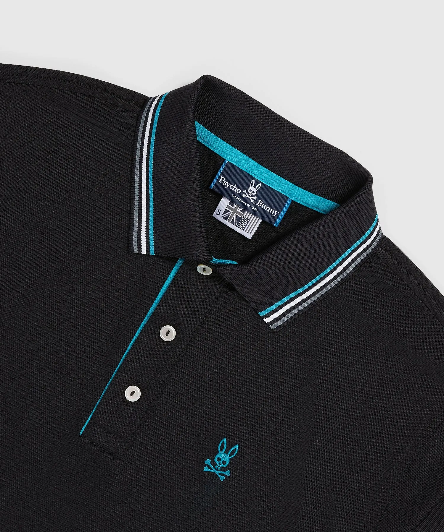 Psycho Bunny Mercer Sport Polo - Black