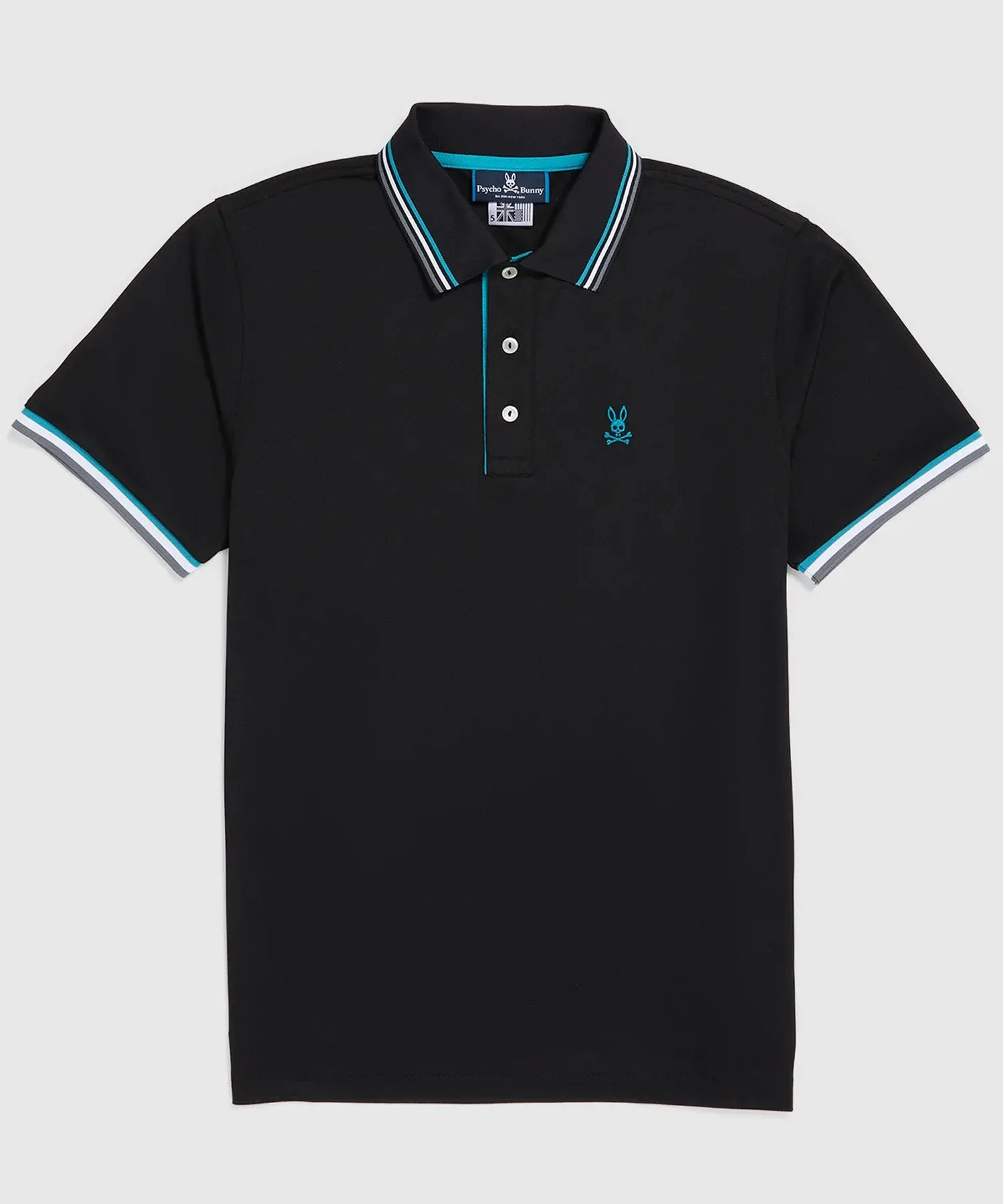 Psycho Bunny Mercer Sport Polo - Black