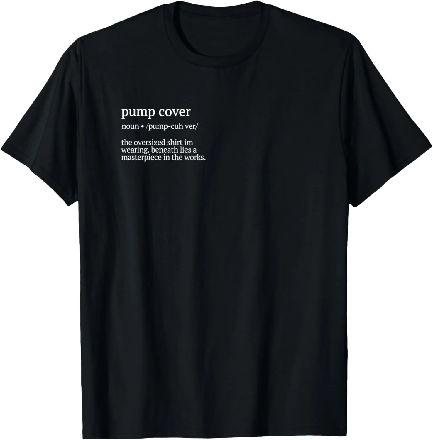 Pump Cover Definition Mens Gym Pump Cover Workout Oversized T-Shirt