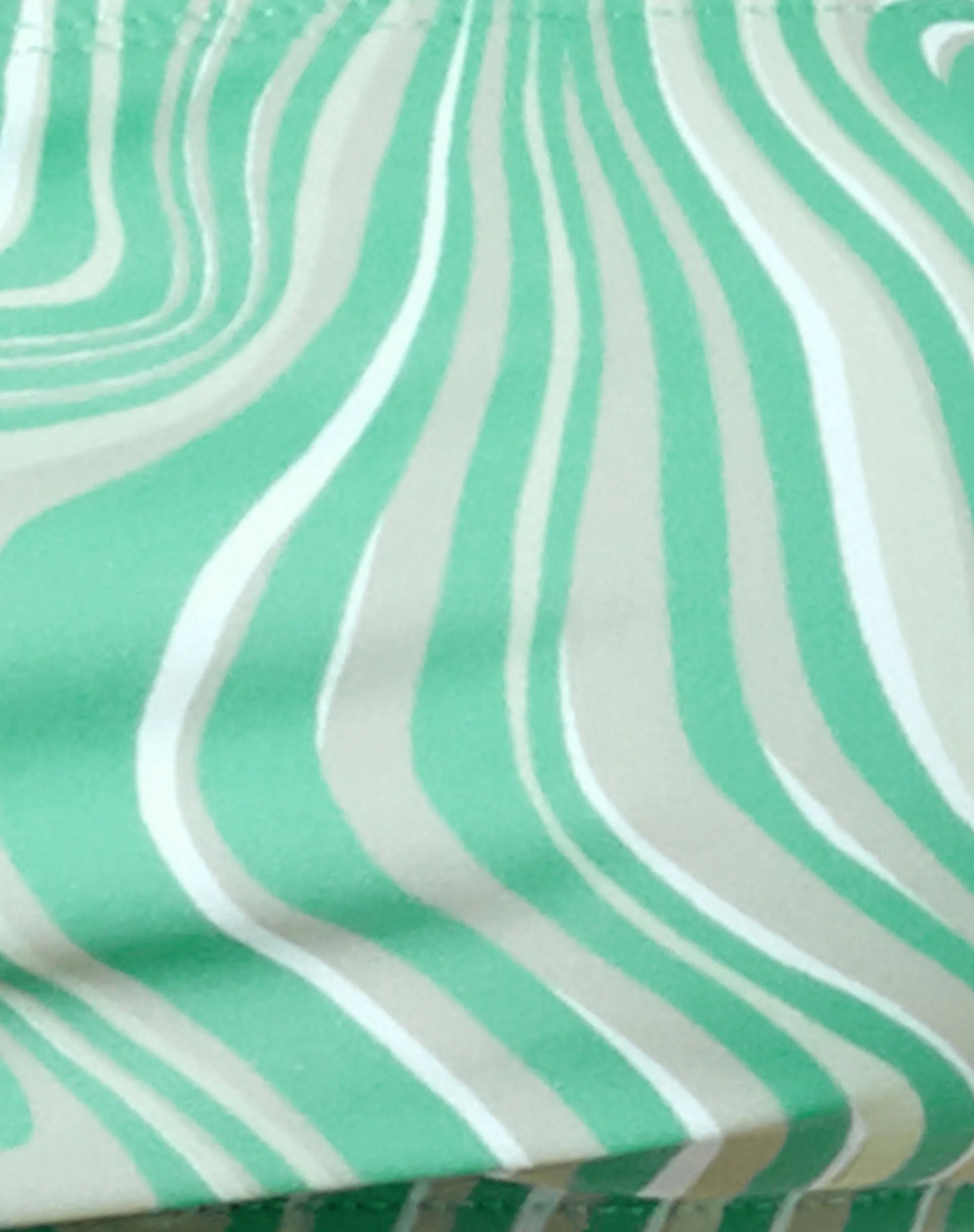 Reema Tube Bikini Top in 70's Ripple Green