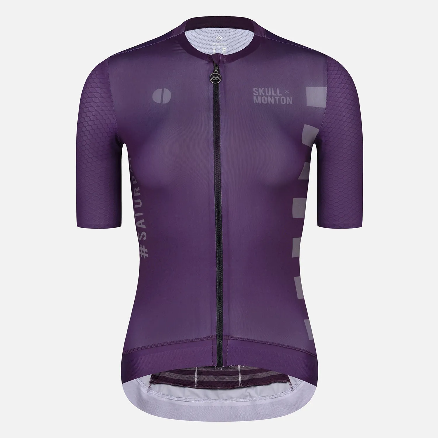 Skull Monton Cycling Jersey Womens Holiday II White