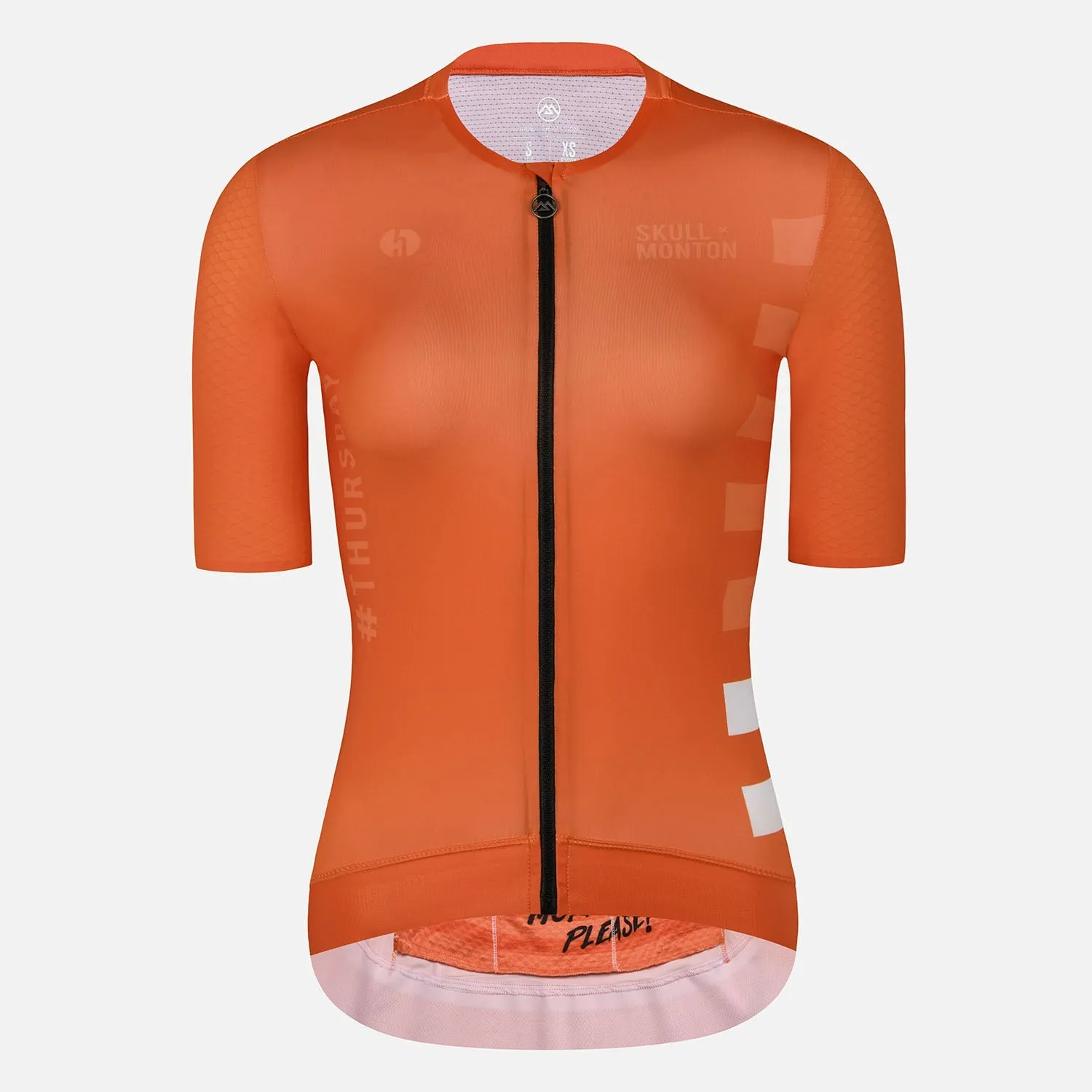 Skull Monton Cycling Jersey Womens Holiday II White