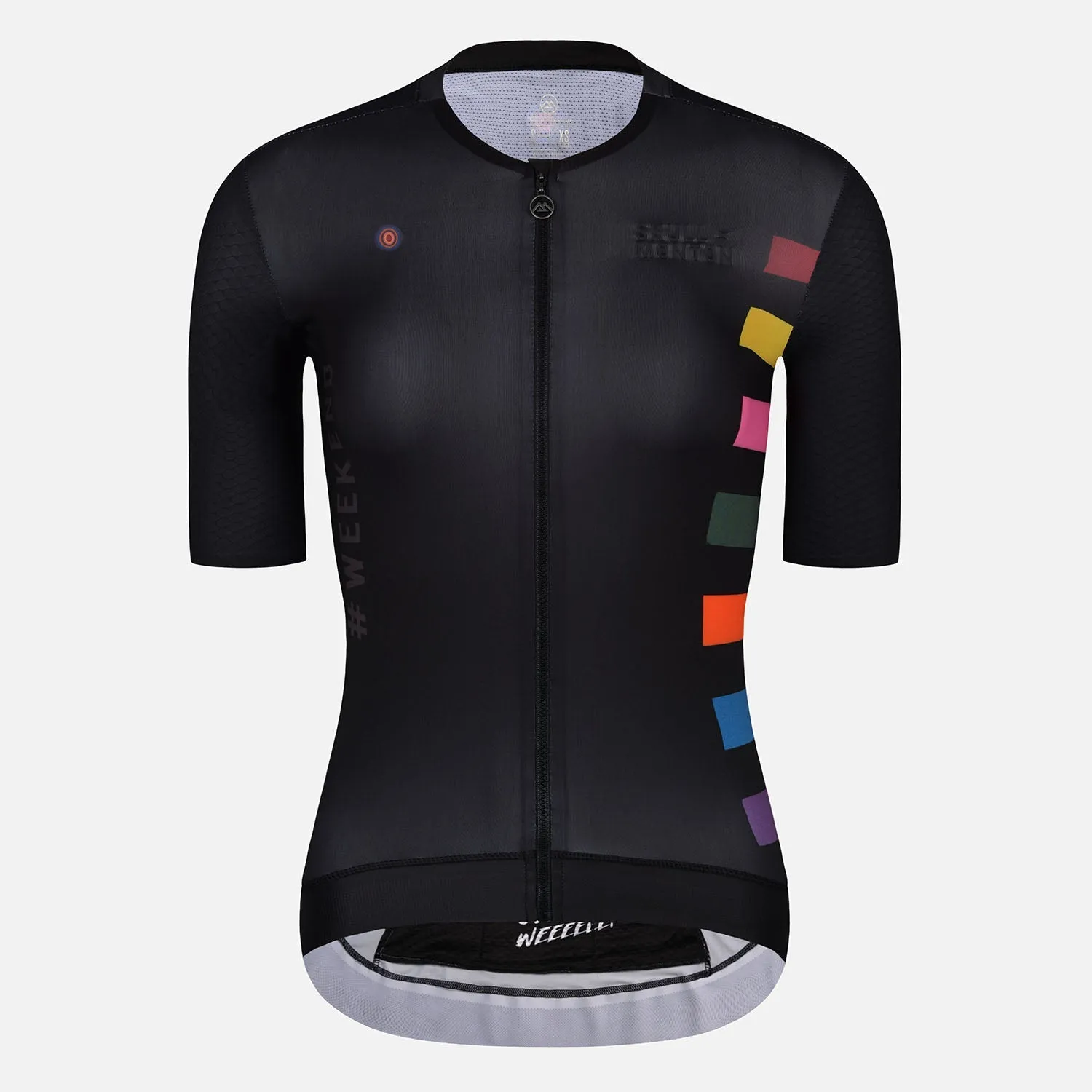 Skull Monton Cycling Jersey Womens Holiday II White