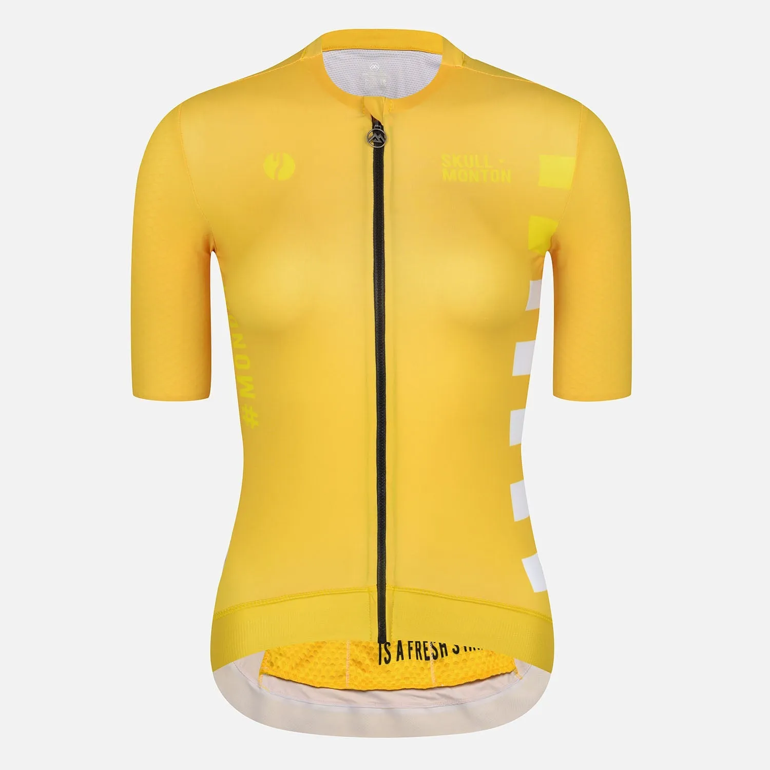 Skull Monton Cycling Jersey Womens Holiday II White
