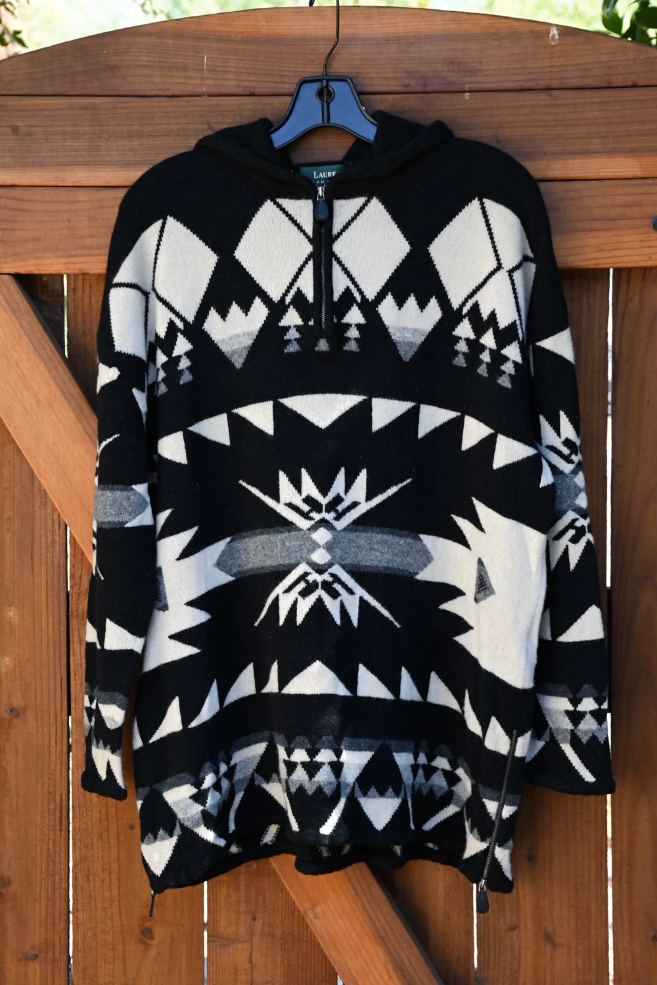 SOLD Vintage Ralph Lauren Wool Southwestern Sweater/Hoodie L