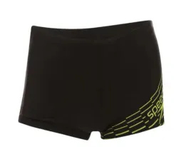 Speedo Medley Logo Boys Aquashort (Black/Green)