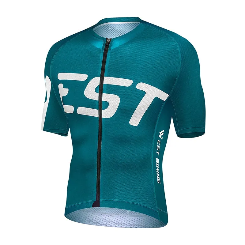 Summer Unisex Cycling Jersey Men's Sports MTB T-shirt Back Pocket Short Sleeve Road Bike Racing Couple's Clothing