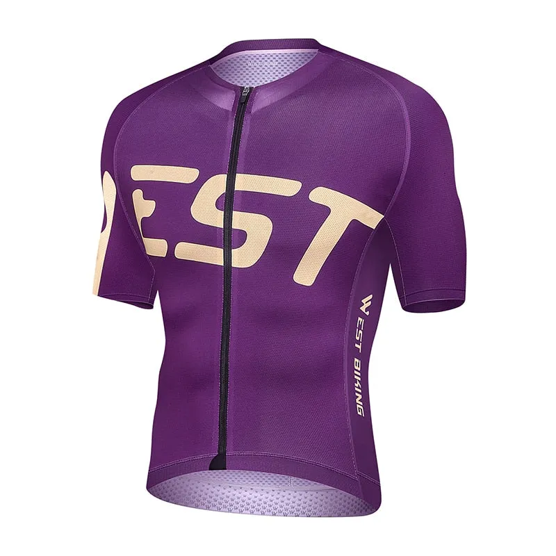 Summer Unisex Cycling Jersey Men's Sports MTB T-shirt Back Pocket Short Sleeve Road Bike Racing Couple's Clothing
