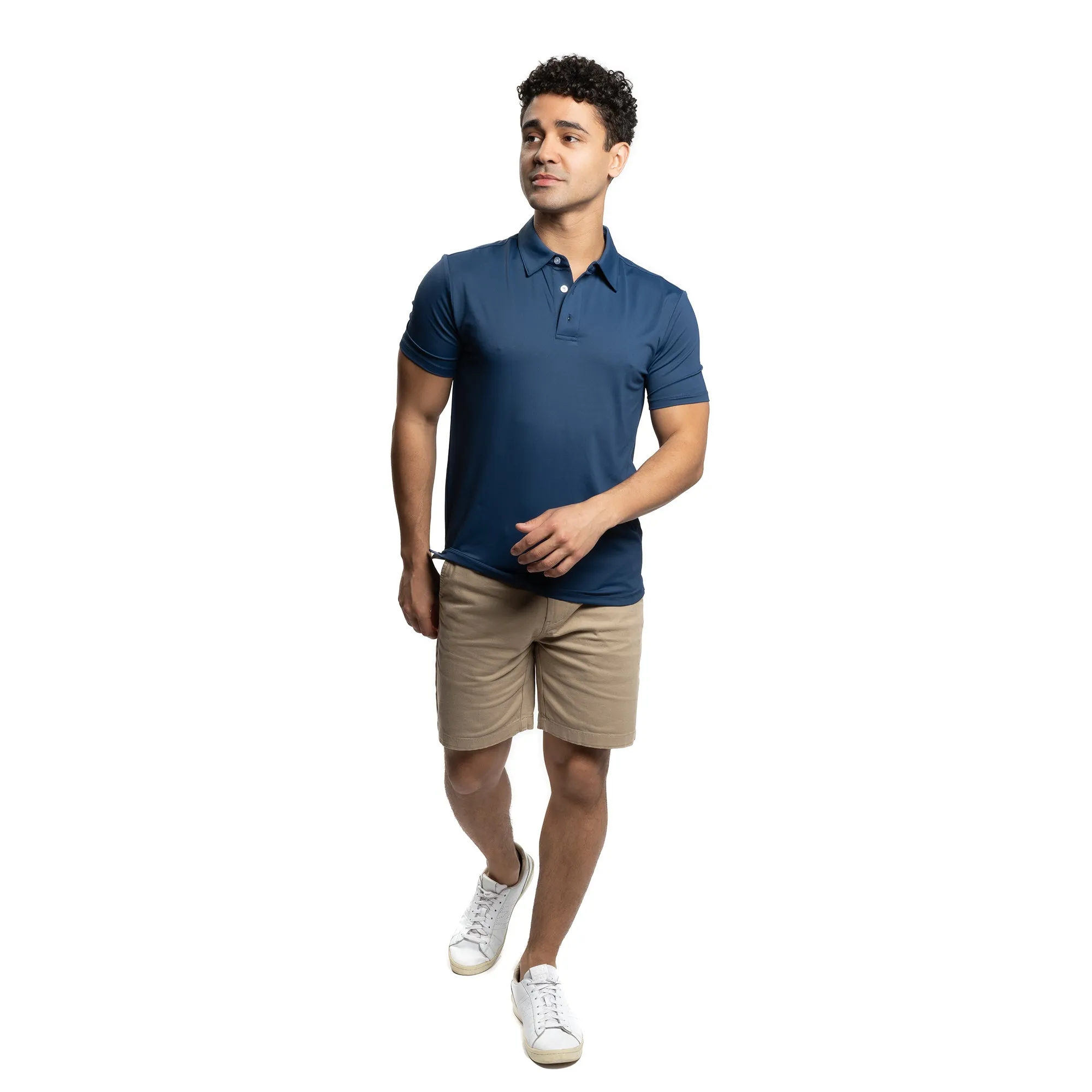 Tech Polos - Navy